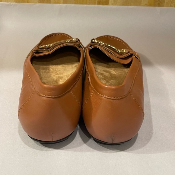 Vionic Women's 356 Kenya Brown Leather  Penny Loafers - Picture 3 of 6